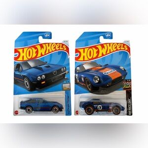 Hot Wheels Bundle Alfa Romeo GTV6 & SHELBY COBRA "DAYTONA" COUPE